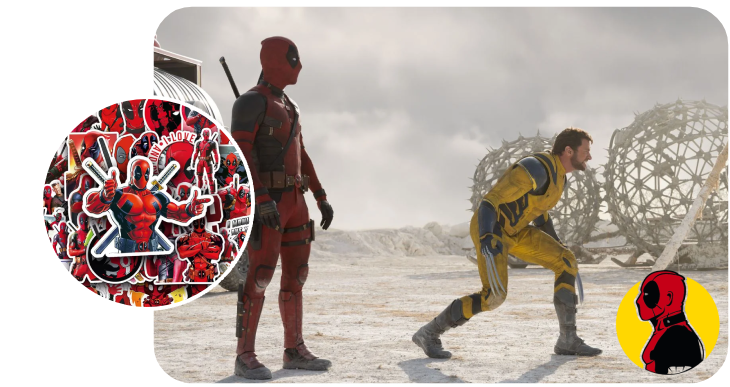Autocollant Deadpool