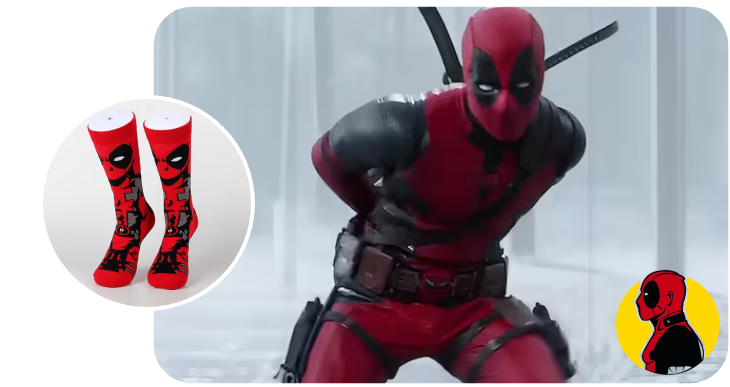 Chaussettes Deadpool