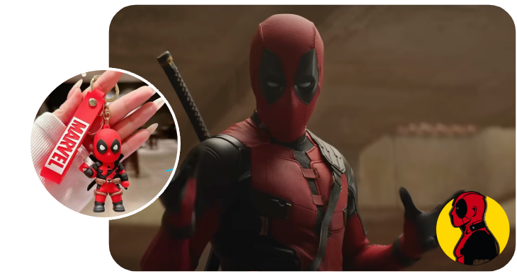 Collection Porte-clés Deadpool