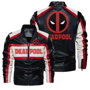 Veste Deadpool Cuir Noir – Style Audacieux & Polyvalent