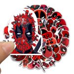 Pack de 35 Autocollants Deadpool - Stickers Vinyle pour Décoration Geek