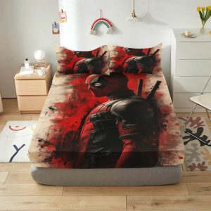 Ensemble Literie 3 Pièces Deadpool - 6 Tailles