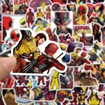 Pack Autocollants Héros - Deadpool & Wolverine 50 Stickers Résistants