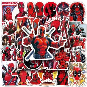 Collection Stickers Deadpool - 50 Designs Uniques