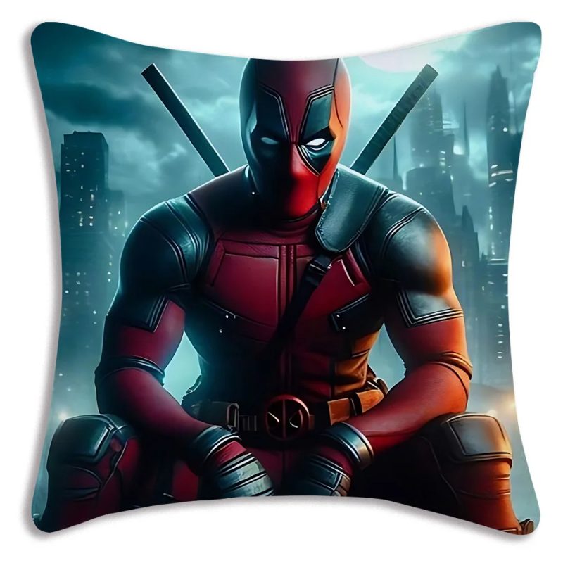 Housses de Coussin Héros Déjanté – Deadpool en Tailles Différentes