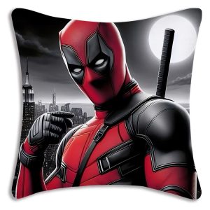 Oreiller Déco Deadpool – Idée Cadeau