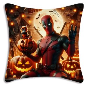 Housse Oreiller Univers Comics – Deadpool Design Drôle