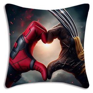 Housse de Coussin Deadpool & Wolverine – Pour Chambre Enfant ou Adulte
