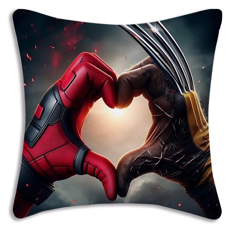 Housse de Coussin Deadpool & Wolverine – Pour Chambre Enfant ou Adulte