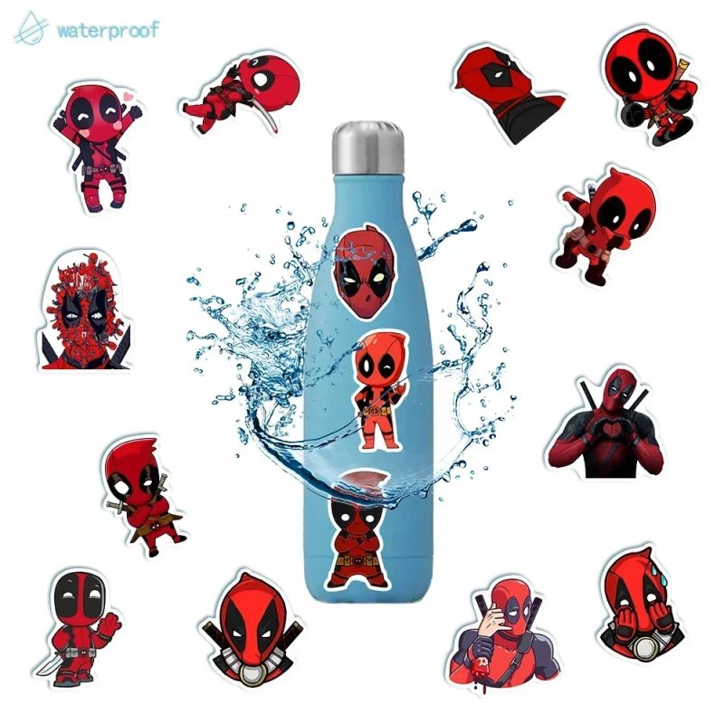 Stickers Deadpool Collector - Lot de 35 Pièces 5CM