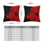 Housse de Coussin Deadpool – Lavable & Résistante