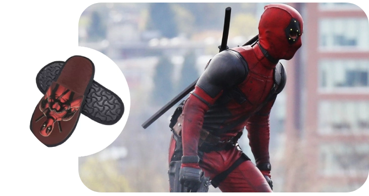 Pantoufle Deadpool