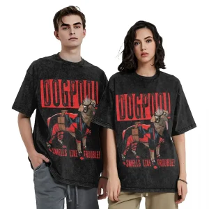 T-shirt Dogpool – Duo "Smells Like Trouble!