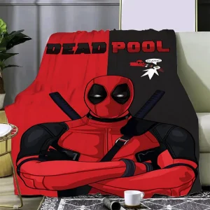 Plaid Polaire Deadpool – Chaleur Mutante