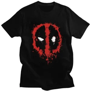T-shirt Deadpool Splatter – L'Emblème Éclaboussé