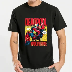 T-shirt Deadpool & Wolverine – Duo Comique