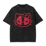 T-shirt Kittypool : la fusion Deadpool x Hello Kitty