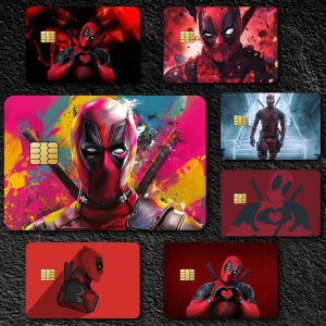 Autocollant Chic de Carte Bancaire Deadpool