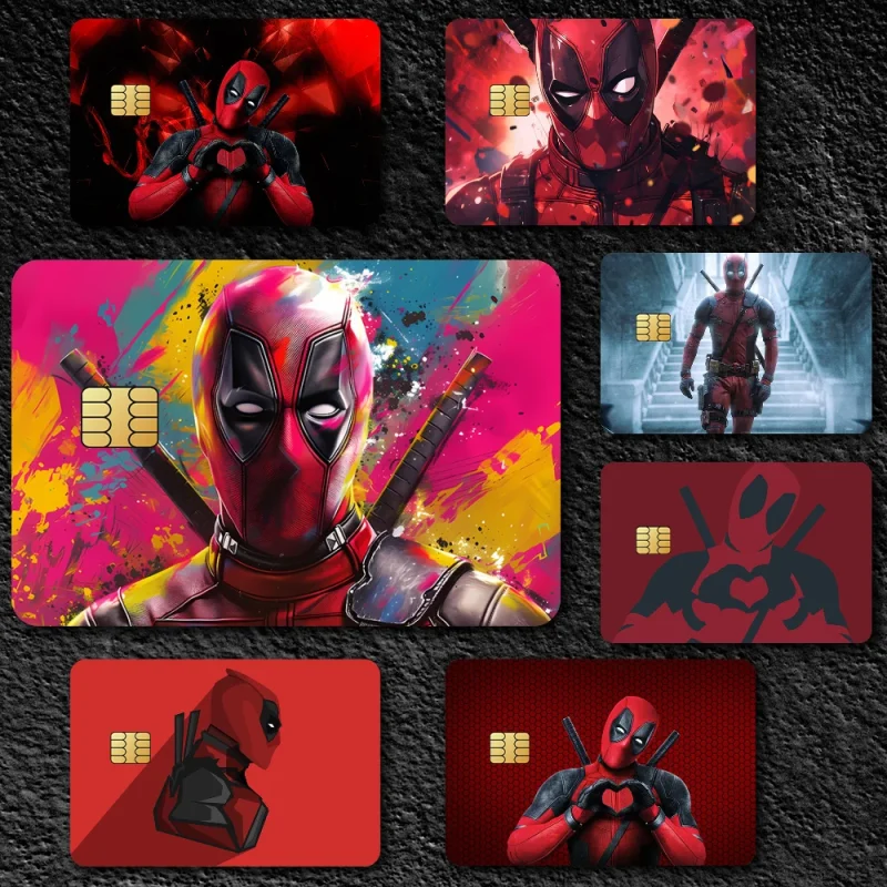 Autocollant Chic de Carte Bancaire Deadpool