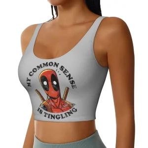 Débardeur Gris Femme Deadpool - My Common Sense Is Tingling