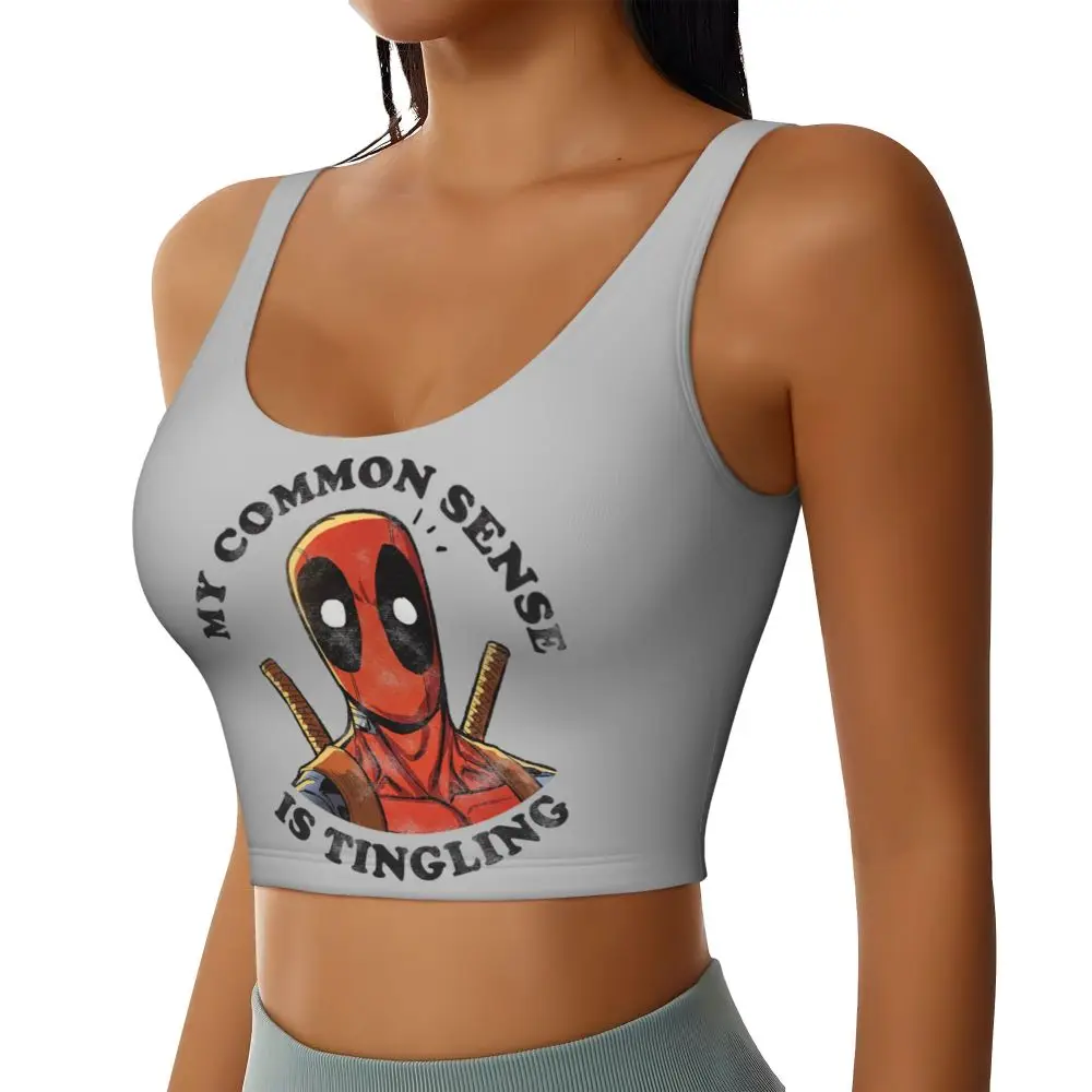 Débardeur Gris Femme Deadpool - My Common Sense Is Tingling