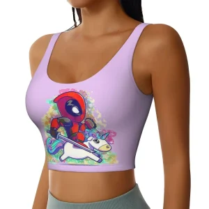 Débardeur Femme Deadpool Licorne - Style Fun
