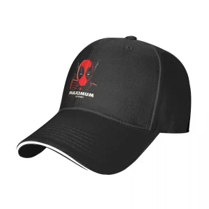 Casquette Baseball Noire Deadpool – Maximum Effort