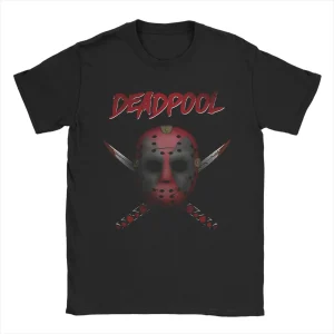T-shirt Deadpool x Jason Voorhees – Mashup horreur et humour