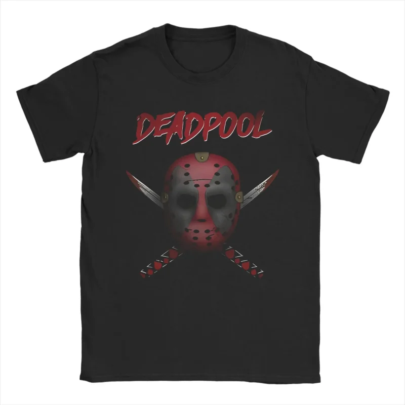 T-shirt Deadpool x Jason Voorhees – Mashup horreur et humour