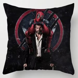 Housse Oreiller Wolverine Deadpool – Cadeau Original