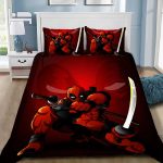 Housse Couette et Taies Deadpool - Motifs Vibrants et Durables