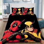 Housse Couette et Taies Deadpool - 4 Tailles Personnalisables