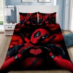 Décoration Chambre Deadpool - Ensemble Literie 3 Pièces