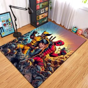 Grand Tapis Héros Décalés – Deadpool & Wolverine