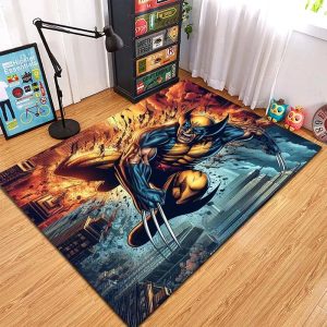 Tapis Enfant Sécurisé – Deadpool Bords Renforcés & Lavable