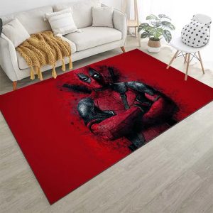 Tapis Deadpool pour Entrée – Design dynamique et personnalisable